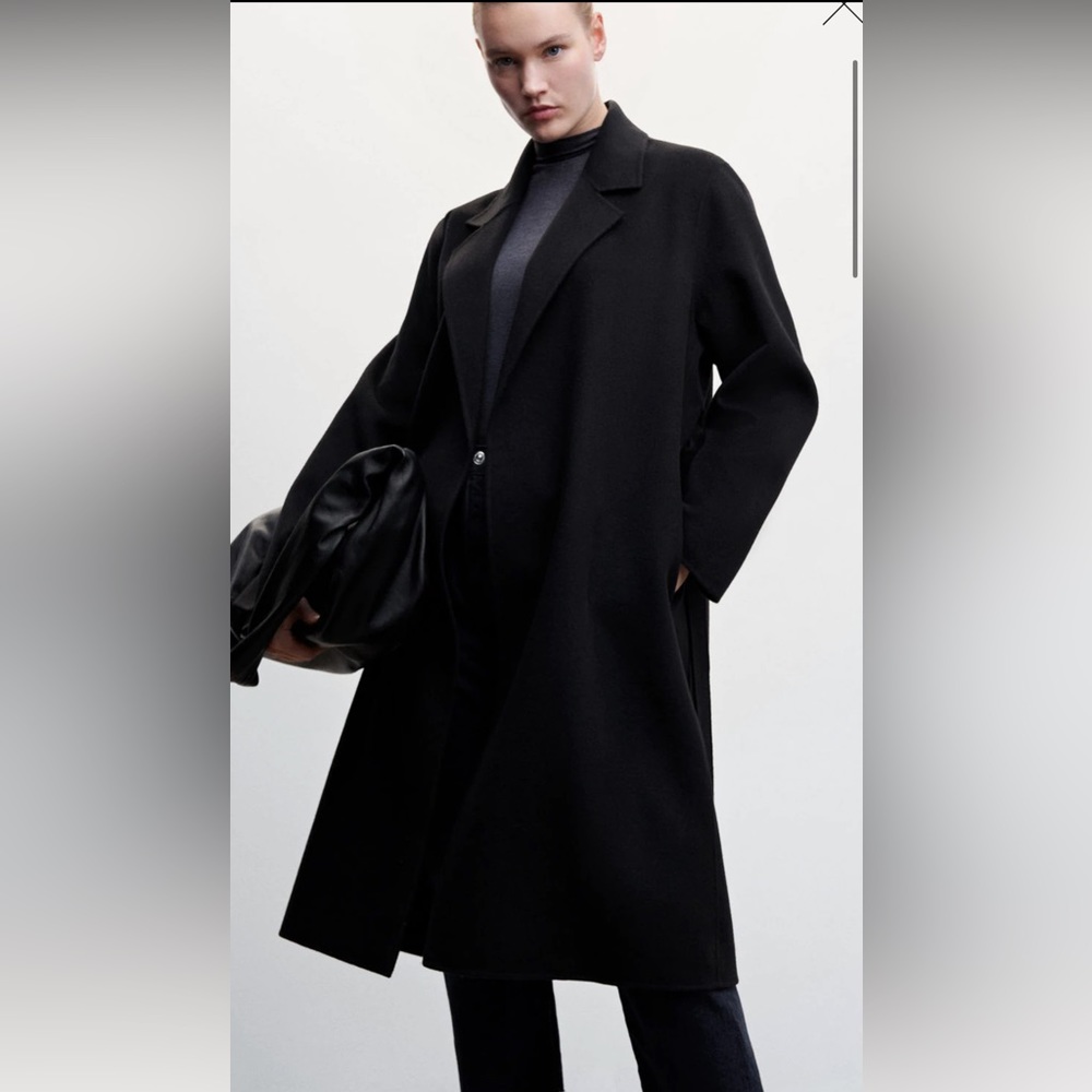 Black trench coat